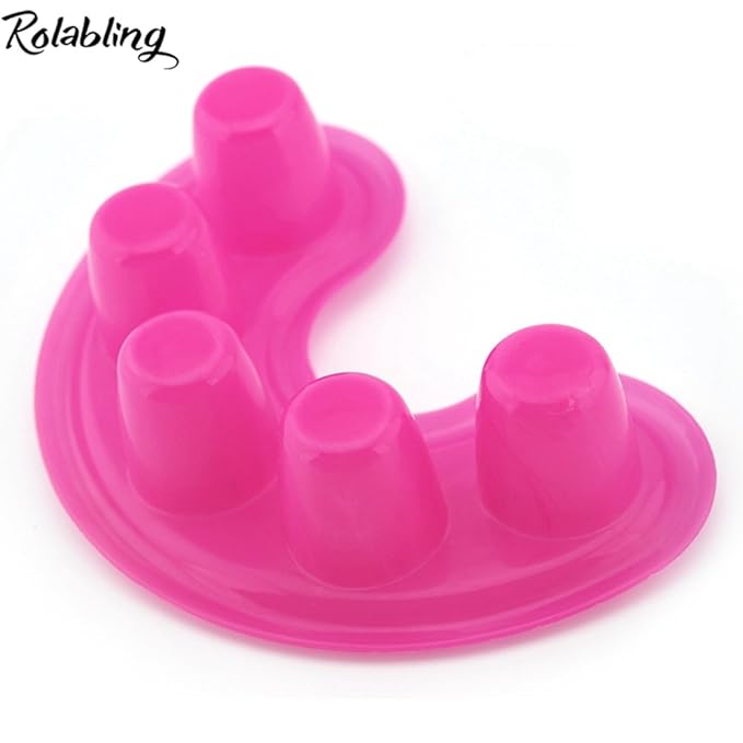 Nail Art Tips Soak Bowl Tray Treatment Nail Polish Remove Soaking Bowl Manicure Bathing Tool (size-1)