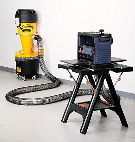 Oneida Air Systems Supercell Turbo High-Pressure 55 Gal. Wall-Mounted HEPA-GFM Cyclone Dust Collector (55-Gal)