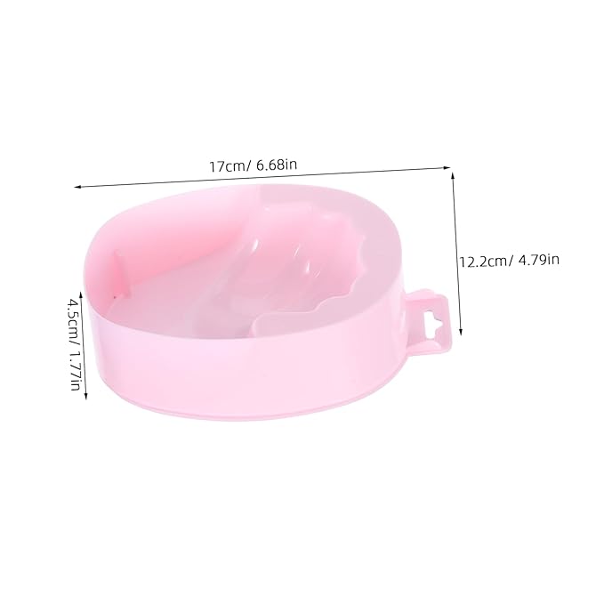 Manicure Soaking Bowls Nail Art Hand Soak Treatment Bowls Soaking Soak Bowl Pink Nail Art Polish Removal Wash Soaker Tray Manicure Spa Tools