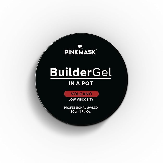 Builder Gel in a Pot 30g Shimmer Grey, Nail Extension/Strengthener in a Jar, Sculpting Gel UV/LED