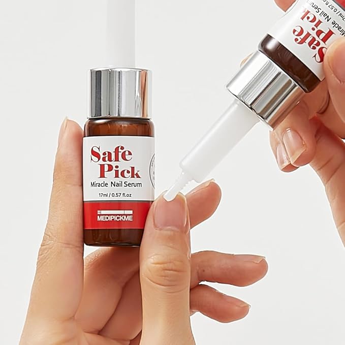 Safepick Intensive Nail Strengthener Serum for Weak, Thin & Damaged Fingernails - Keratin & Biotin Formula for Restoration & Growth Support - Quick-Drying