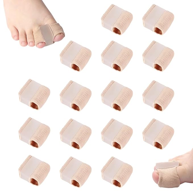 Toe Separators for Overlapping Toes, 2025 New Multifunctional Gel Toe Spacers Corrector with 2 Loops, PremiumToe Straightener for Women and Men Foot Care Tool (12 Pcs, S)