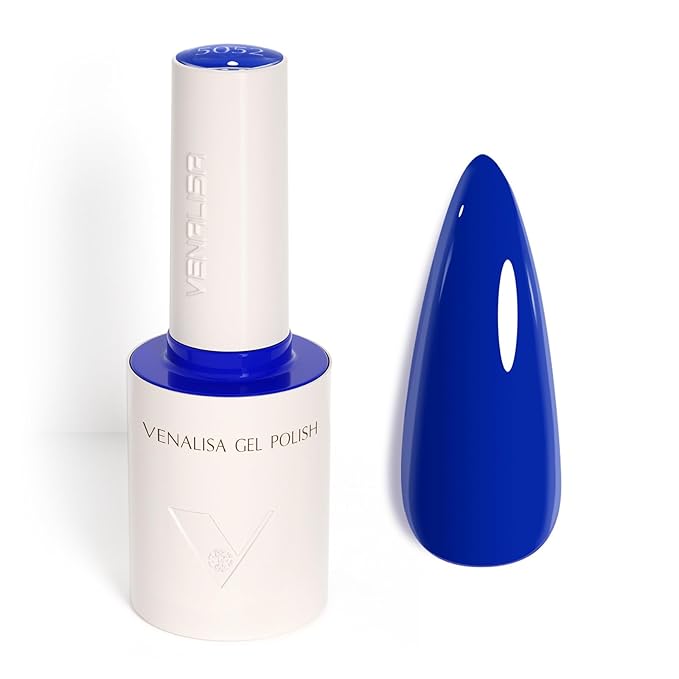 VENALISA Blue Gel Nail Polish 1 Pcs 10ML Navy Blue Gel Polish Soak Off Salon Manicure DIY at Home Nail Art For Girls Women