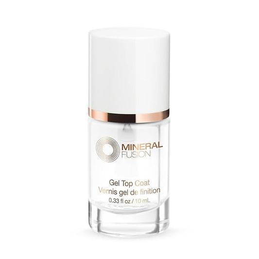 Mineral Fusion, Chip-Resistant, Ultra Shiny, Gel Nail Top Coat 0.33 Fl Oz (Pack of 1)