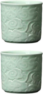 Ceramic Espresso Cups Set of 2-3oz Demitasse Cups by DicmracyCeramiccups