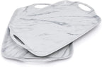 TP Melamine Serving Trays with Handles, 17” x 12”, Serving platters by TastePrime