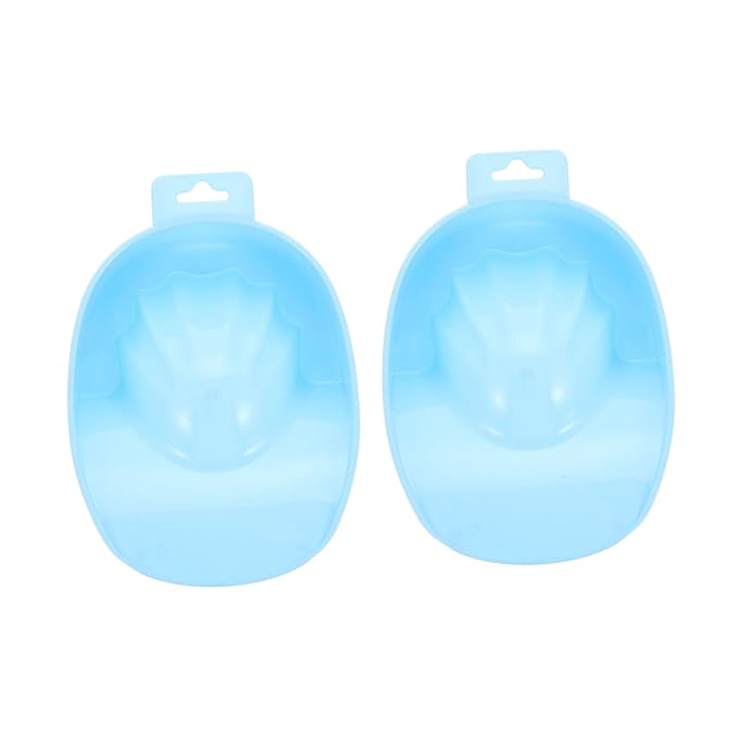 2pcs Nail Soaker Bowls for Manicure Portable Nail Polish Remover for Art Treatment for Home Salon Use Relaxing Spa