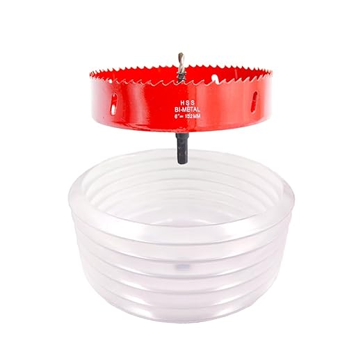 Hole Saw Dust Collector - 2PCS Set, Dust Bowl for All Saws up to 155mm