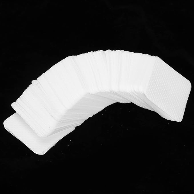 Lint Nail Wipes, Lint Wipes For Nails 200Pcs Eyelash Extension Glue Wipes NonWoven Nail Polish Removal Wipes Cleaning Pads