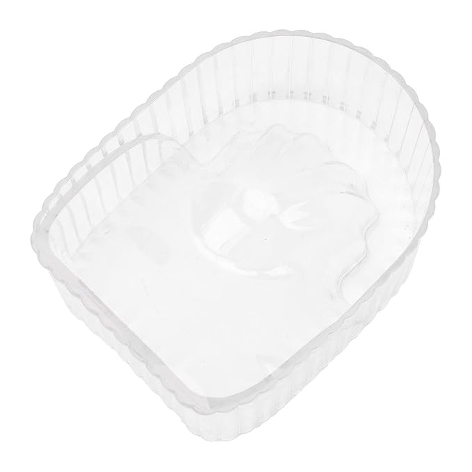 Nail Soaking Bowl, Manicure Bowl, Hand Soaking Bowl, Soak Bowl Dip Powder Nail Polish Remover, Acrylic Soften Dead Skin Clean Nail Manicure Wash Soaker Tray for Beauty Salon (Transparent)