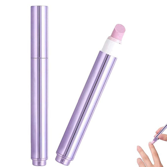 3-in-1 Nail Care Pen, 2025 Upgrade Cuticle Oil Pen for Nails, Ceramic Cuticle Pusher with Oil, Refillable Cuticle Oil Pen, Nail Buffer & Strengthener for Dry, Brittle Nails (Large 1Pcs)