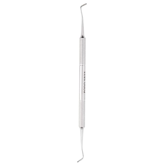 Staleks PODO 10 TYPE 1 Double-Ended Podology Curette – Precise Nail Plate Cleaning – Anatomical Fit