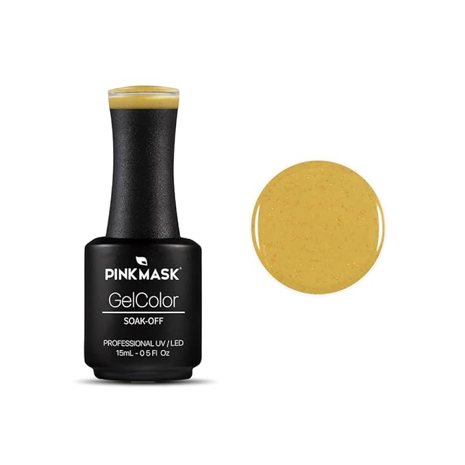 PINK MASK Gel Color Nail Polish Austen - Col. Regency Style 15ml / o.5 oz - UV/LED Gel Polish, Non Wipe, Long Lasting, Soak Off Formula