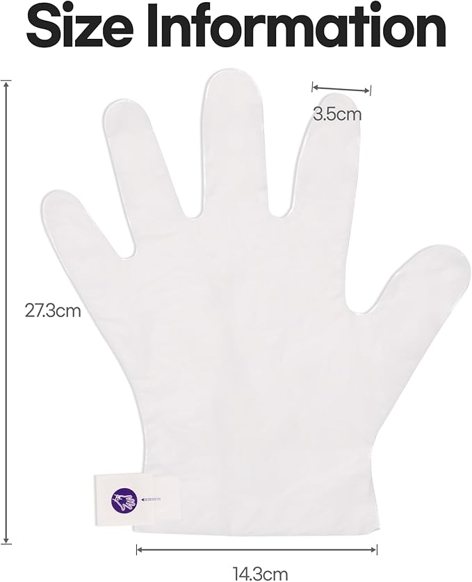 Epielle Hydrating Hand Masks 6 Pairs, Deep Moisturizing Gloves for Dry, Cracked Hands, Soften with Shea Butter & Jojoba Oil, Korean Skin Care, Spa Set, Self Care Gifts for Women