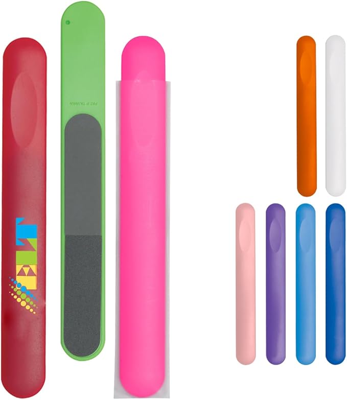 Nail File in Sleeve Add Customized with Text Name or Personalized Image $0.89 Each - Sold in Pack of 500 - Light Blue