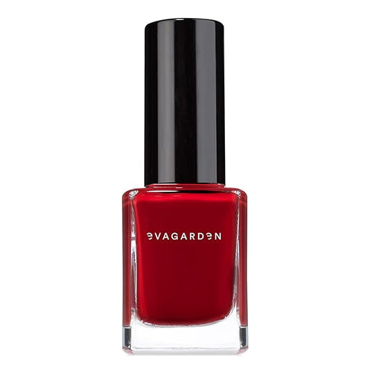 EVAGARDEN Sea Water Resistant Nail Polish - Saturated Color with Thin Film Coating - Attractive, Durable and Smooth Coverage - Clean Formula, No Harsh Substances - 654 Red Seduction - 0.34 oz