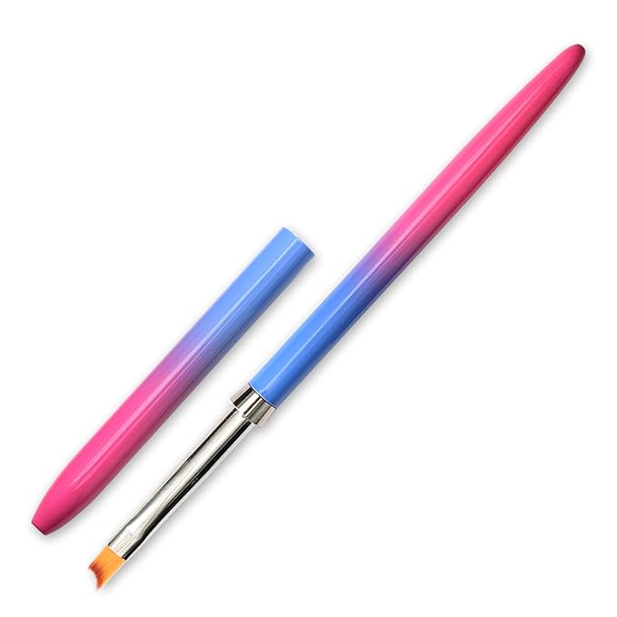 SILPECWEE 1pc French Nail Brush - Acrylic Nail Art Brushes & Polish Brush for French Tip Manicure