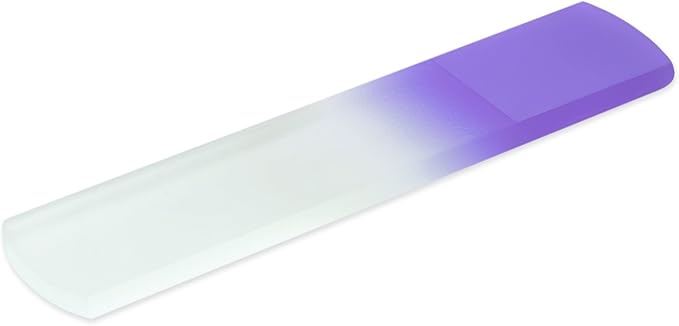 Foot File - Handmade Glass Foot File & Pedicure Rasp - Genuine Czech Tempered Glass - Corn & Dead Skin Remover - Calluses - Coarse - Hard Skin Remover - Foot Scrubber - Callus Remover for feet