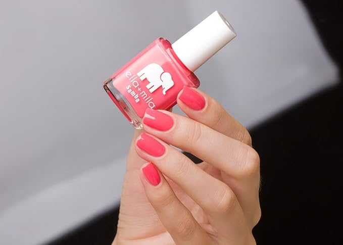 ella+mila Professional, Quick Dry, Long-Lasting & Chip-Resistant Pink Nail Polishes (Pinktini - 0.45 fl oz)