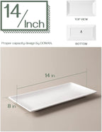 DOWAN 14" Serving Trays, Serving Platters, Ceramic Serving Platters and Trays - Image 6