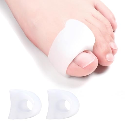 Bunion Toe Corrector Spacer for Women, Pack of 10 Soft Gel Big Toe Separators for Bunion Relief