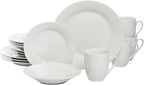 10 Strawberry Street Simply Round 16 Piece Dinnerware Set by 10StrawberryStreet