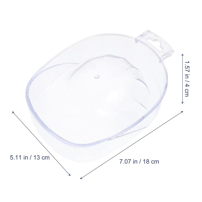 MERRYHAPY 2pcs Manicure Supplies Nail Art Soaking Bowl Set Dip Powder Remover for Nails