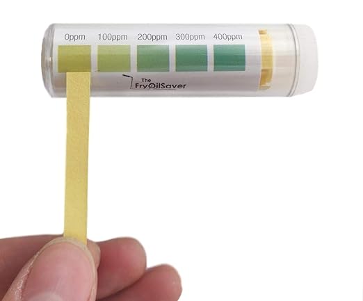 Restaurant Sanitizer Test Kit Combo, 2 x Vial of 100 Strips Each QR5 Quat Sanitizer 0-400PPM & Chlorine Test Strips 0-200PPM Testing Kit for Food Service, Bar & Restaurants Supplies by FryOilSaver Co.