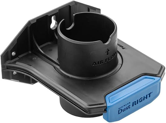 Dust Right (2.5" to 2.5") Ready-Mount Blast Gate – Durable Woodworking Dust Collector – Self-Cleaning Woodworking Vacuum Accessories - Blast Port for Clog-Inducing Debris