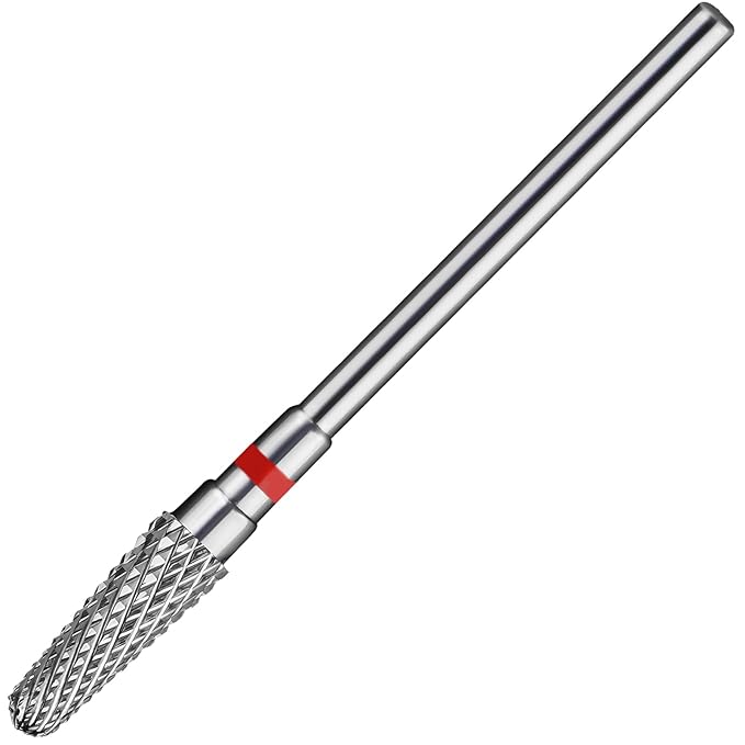 Tapered Nail Drill Bits,Cone Shape Tungsten Carbide Electronic Nail Drill Bit for Acrylic Gel Nails Dual Nail Form Remove,3/32 Inch Nail Bit for E-File Nail Drill(Fine)