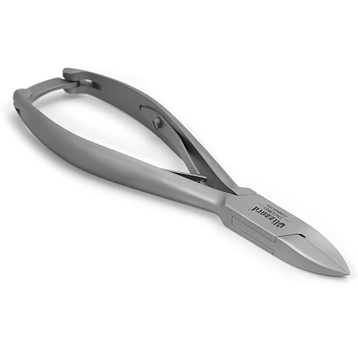 Nail Clippers for Men with Thick or Ingrown Toenails – Blizzard Podiatrist Toenail Clipper Set German Forged – 5.5 inch Heavy Duty Nail Cutter – Straight Head Smooth Handles - Hospital Grade
