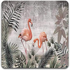 Beautiful Flamingo Square Coaster Set - Image 5
