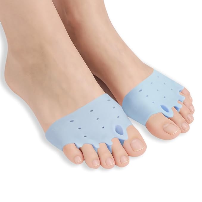 4 Pairs Silicone Toe Separators for Women & Men Soft, Breathable Toe Spacers for Comfort, Bunion Relief, and Pedicure – Toe Alignment Correctors