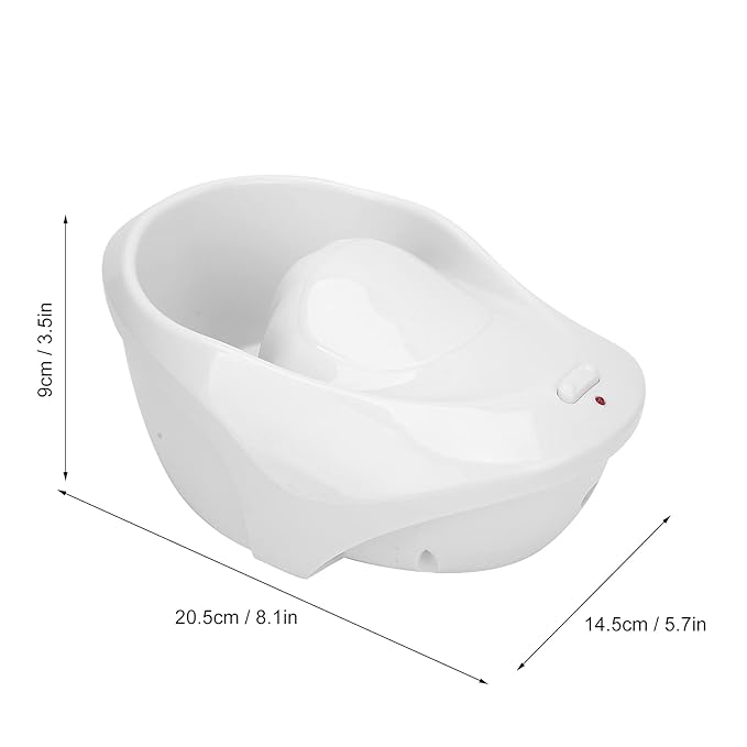 HURRISE Electric Nail Soaking Bowl, Nail Polish Remover Bowl, Vibration Bubble Hand Spa Massage Machine for Beauty Salon and Home, Nail Art Manicure Hand Care Tool (US)