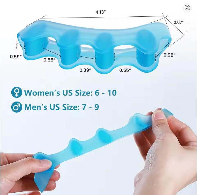Silicone Toe Separator - 1 Pair