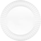 Party Essentials Deluxe Quality Hard Plastic Dinnerware Party Plates by PartyEssentials