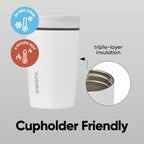 Owala SmoothSip Slider Insulated Stainless Steel Coffee Tumbler, Reusable Iced - Image 3