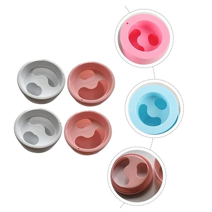 4pcs Manicure Soaker Bowl Hand Manicure Soaking Bowl Nail Art Uv Fake Manicure Bowl Luxury Nail Container s Tray Soak Haves Dip Spa Plastic Abs Random Color