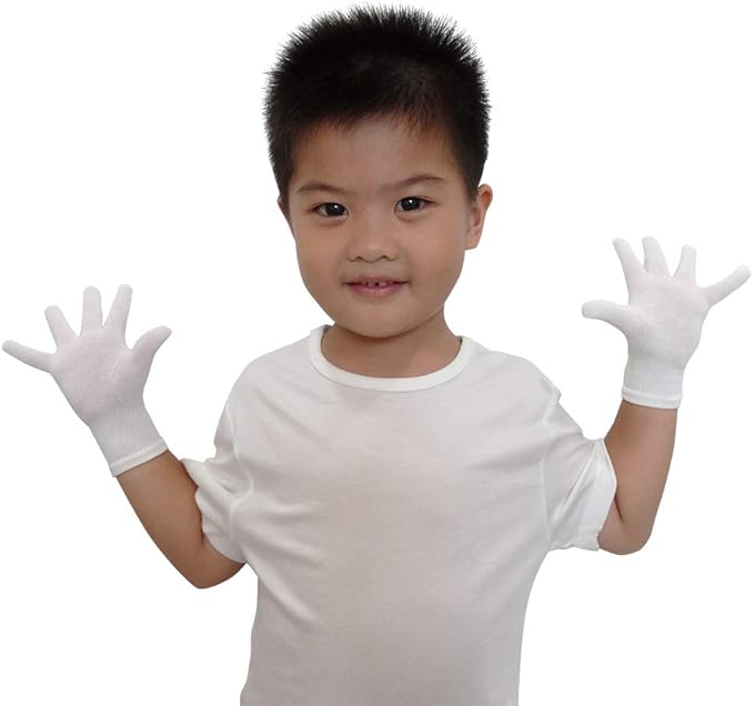 Zinc-Infused Gloves for Children with Eczema - Wet Wrap Therapy (Small)