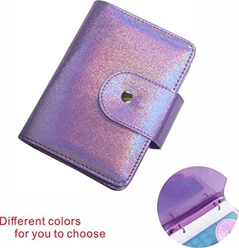 DRDS 20 Slots Nail Art Stamp Plate Holder Stamping Plates Storage Bag Cases Rainbow Practical Empty Rectangle Plates Big Size 6.0X12.0CM Organizers
