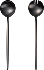 O.C.E. Salad Servers, Stainless Steel Spoon and Fork Sets, Salad Utensils by OCEExquisitesilverware