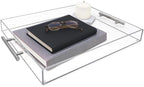 Isaac Jacobs 14x18 Clear Acrylic Serving Tray - Image 3