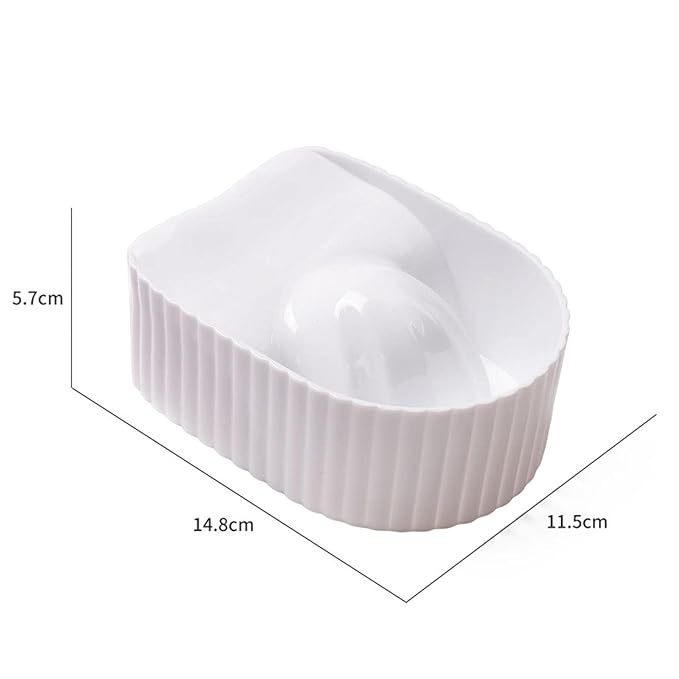 Generic Hand Soaking Bowl Soak Off Finger Bowl, Soak Off Gel Polish Remover Bowl Nail Soak Off Bowl Nail Art Tool, Powder Remover Tools, for Home, White