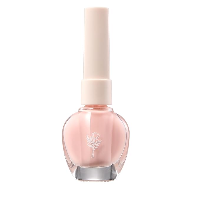 COSMOO Quick Dry Nail Polish, Chip Resistant Manicure, Non-Toxic, Vegan, Cruelty Free, 12ml, Fast Drying in 60 Seconds (Sheer Nude Pink)