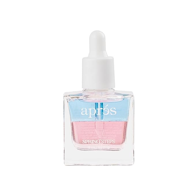 Apres Light & Shadow Cuticle Serum, Nourishing Blend of Almond and Jojoba Oil, Vitamin B and Turmeric, Cuticle Repair Oil 15 mL (15 ml, Spring Steps (Coconut, Sage, and Jasmine))