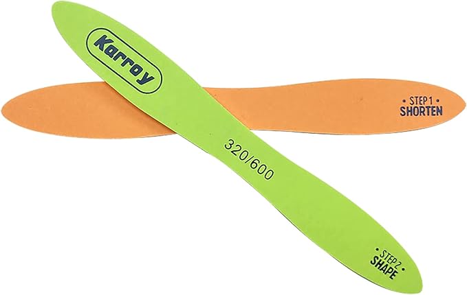 Nail Files and Buffers for Natural Nails Smooth and Polish Gel Surface 400/600/4000 Grit (20pcs Files 320/600)