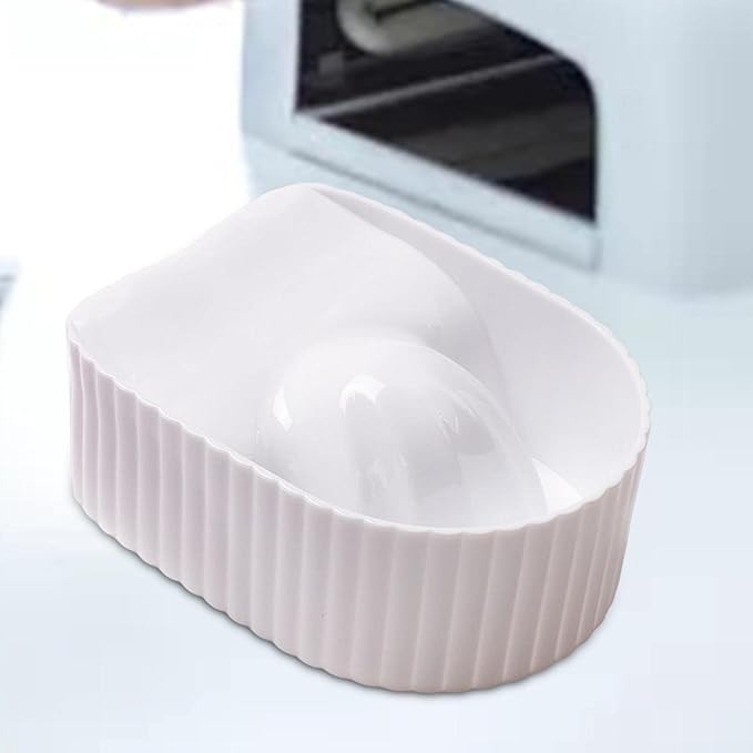 Generic Hand Soaking Bowl Soak Off Finger Bowl, Soak Off Gel Polish Remover Bowl Nail Soak Off Bowl Nail Art Tool, Powder Remover Tools, for Home, White