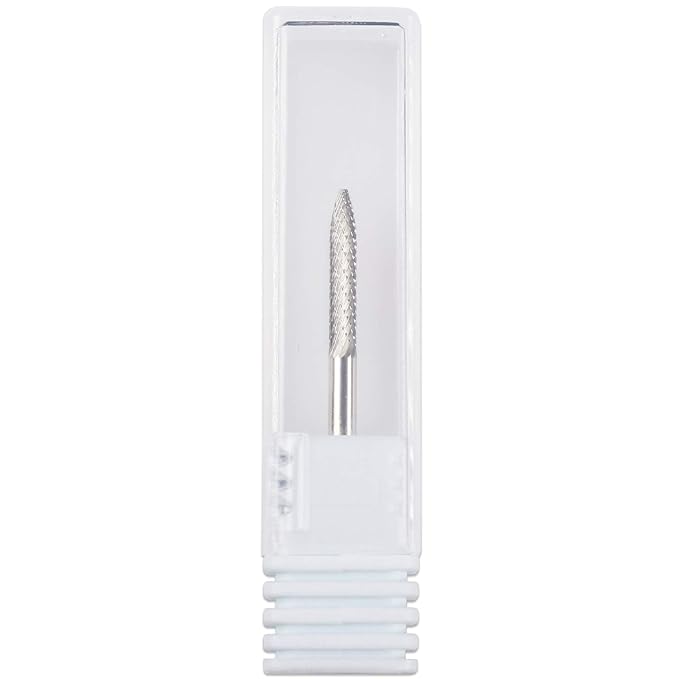 PANA 3/32" Shank Size - Under Nail Cleaner Silver Carbide Bit Extra Fine Grit - Nail Drill Bit for Dremel Machine