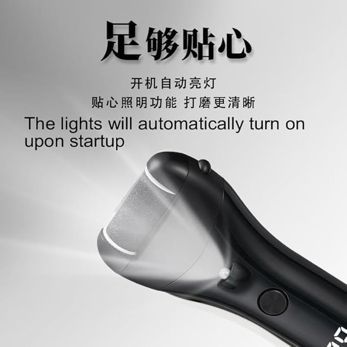 Electric Waterproof Callus Remover for Feet,3 Speed, Powerful Sander Grinder Pedicure Hard Dead Skin Remover. Rechargeable Portable Electronic Foot File Pedicure Kits.3 Rollers
