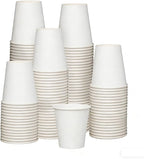 Disposable Paper Cups, 7 oz White Paper Cups 200 Count in Package Hot/Cold by HUAQIAOXI